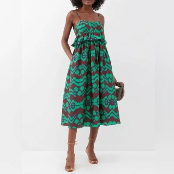 Ulla Johnson Dresses & Skirts - Ulla Johnson Amaliya Silk Ikat Print Dress